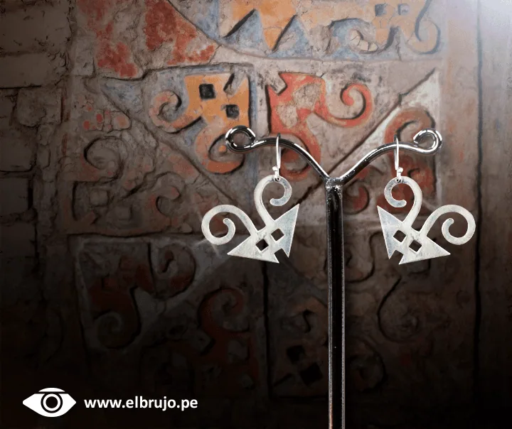 Aretes inspirados en el arte moche