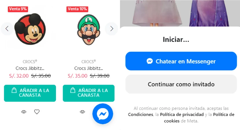 Botón flotante de chat en todas las páginas