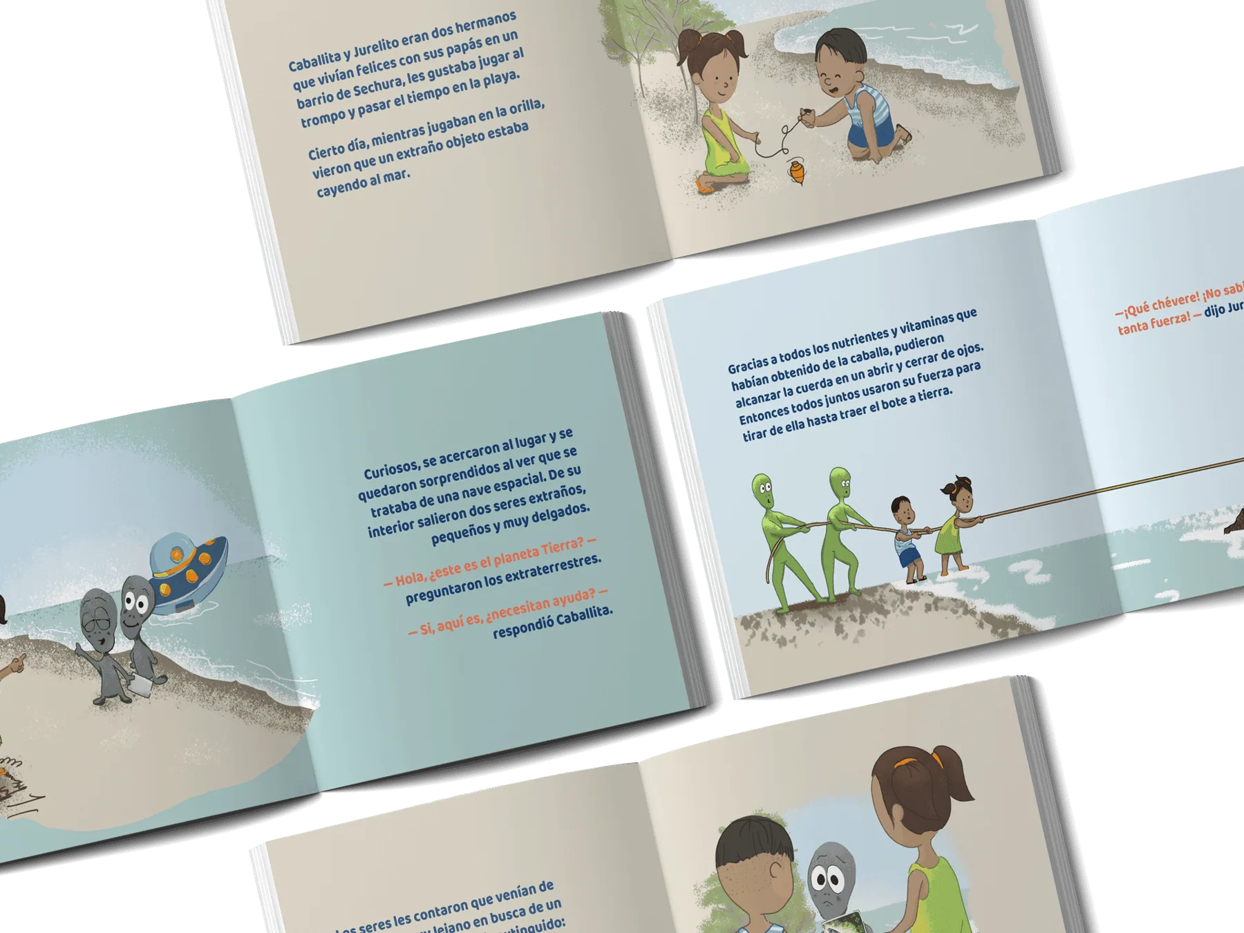 Ilustraciones interiores del cuento